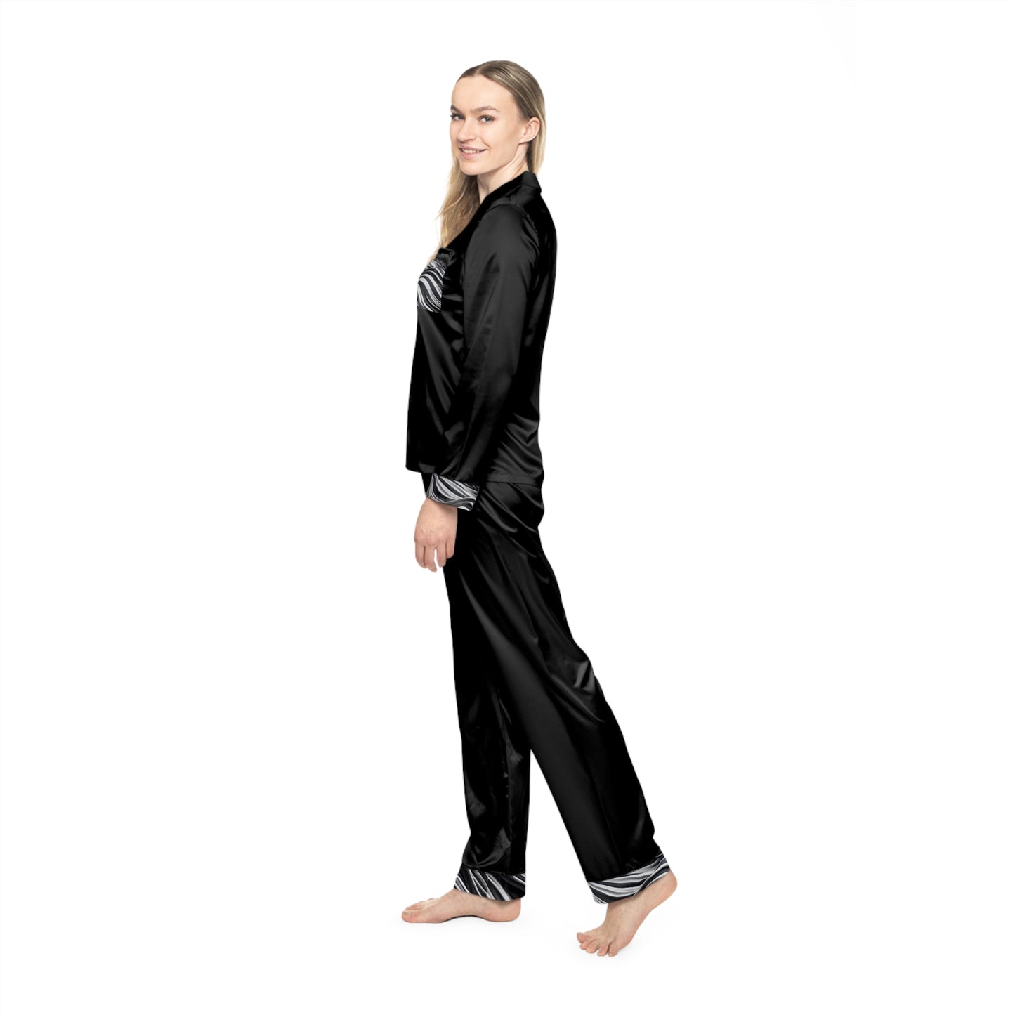 Luxury Women's Satin Pajamas Set - Elegant and Comfortable Lounge Wear