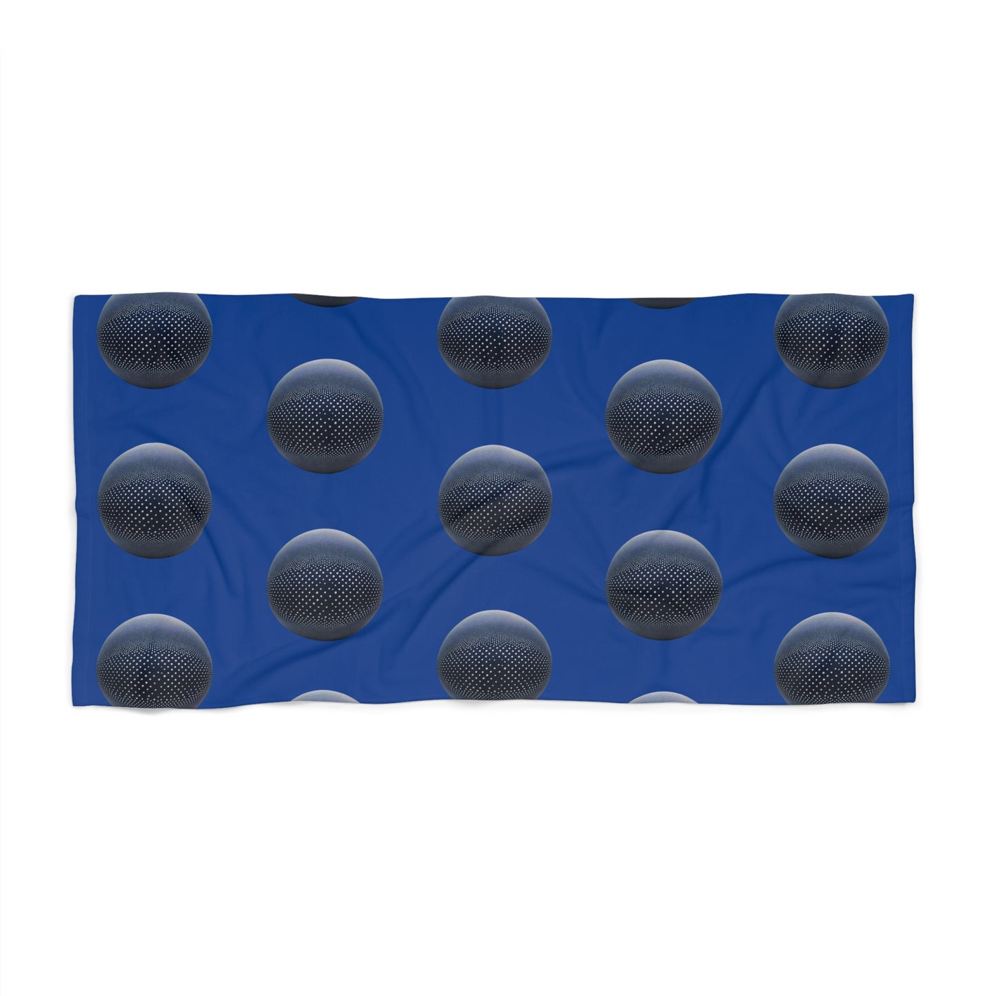 Modern Polka Dots Graphic Beach Towel - Summery Vibe with Unique Pattern