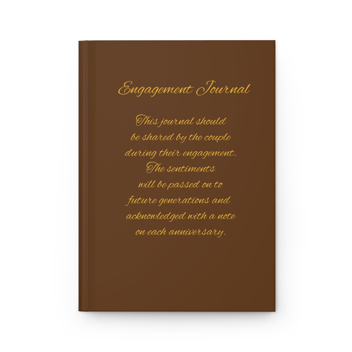 Engagement Journal, Elegant Engagement Gift, Anniversary Keepsake, Wedding Planning Journal, Bride to Be Diary