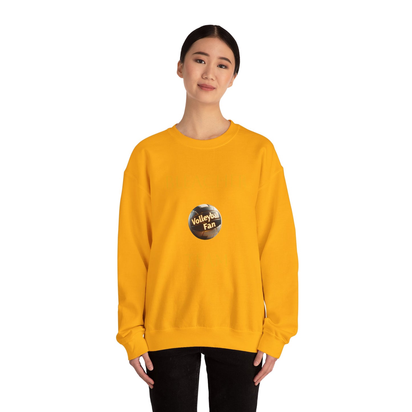 Volleyball Sweatshirt - Purple and Gold Unisex