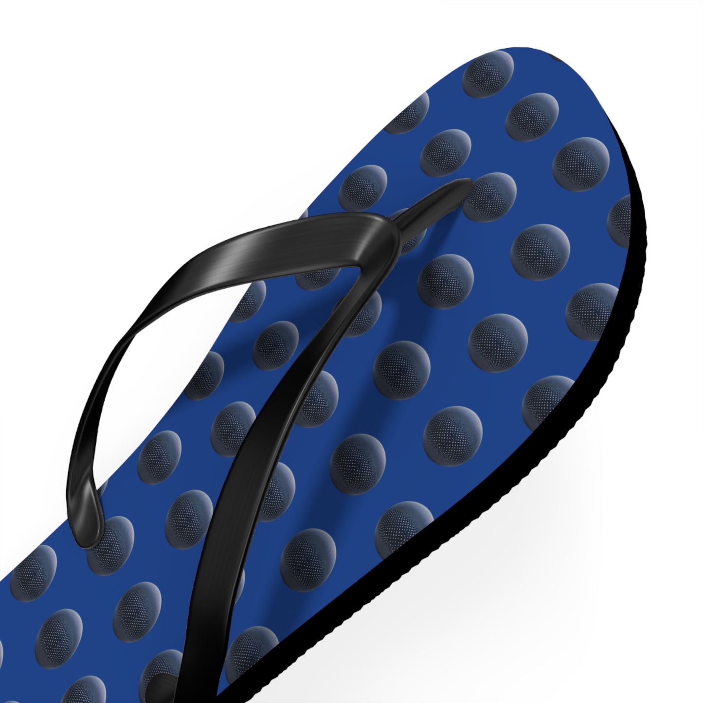 Stylish Modern Polka Dot Flip Flops for Summer Relaxation