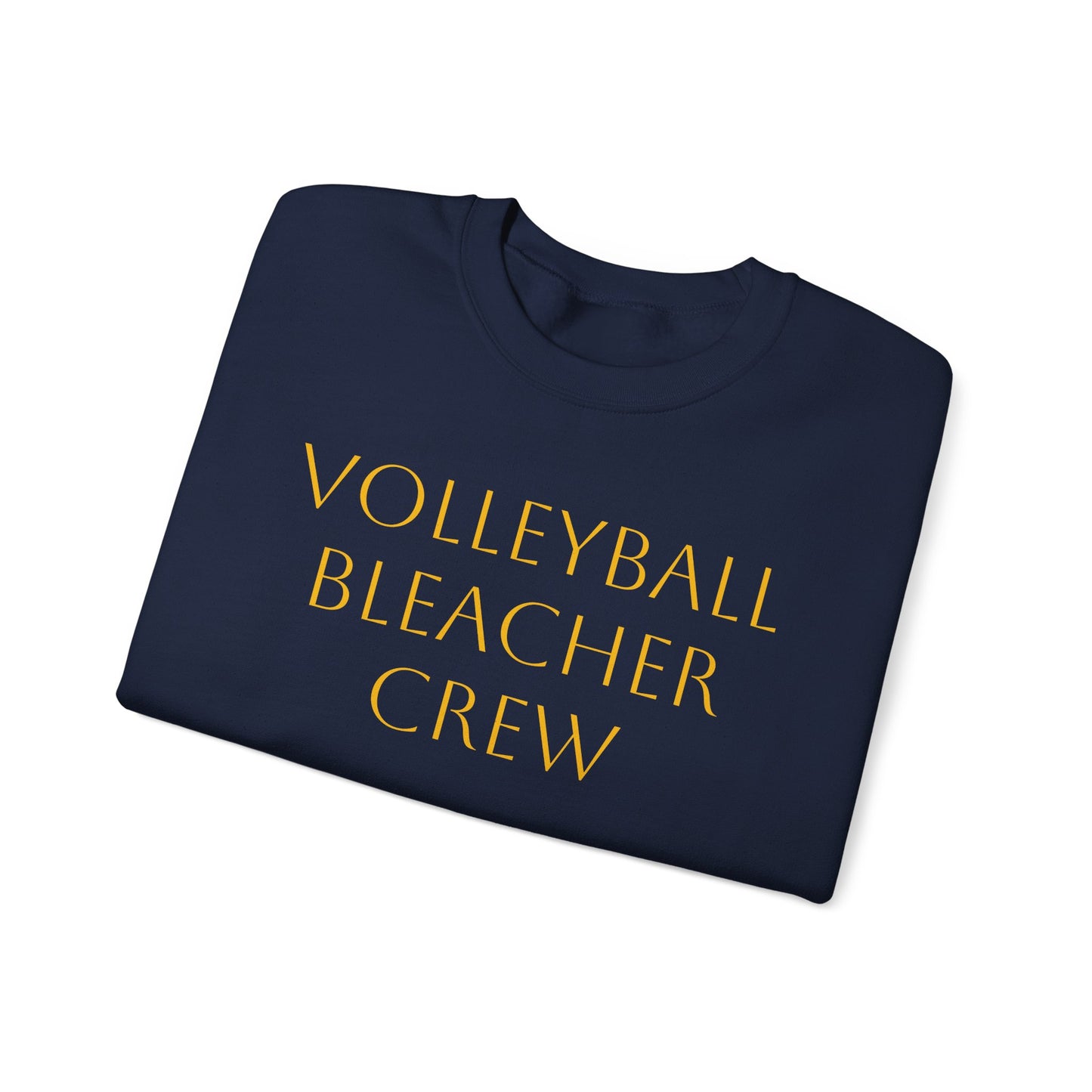 Team Volleyball Sweatshirt - Gold and Purple Unisex Heavy Blend™ Crewneck