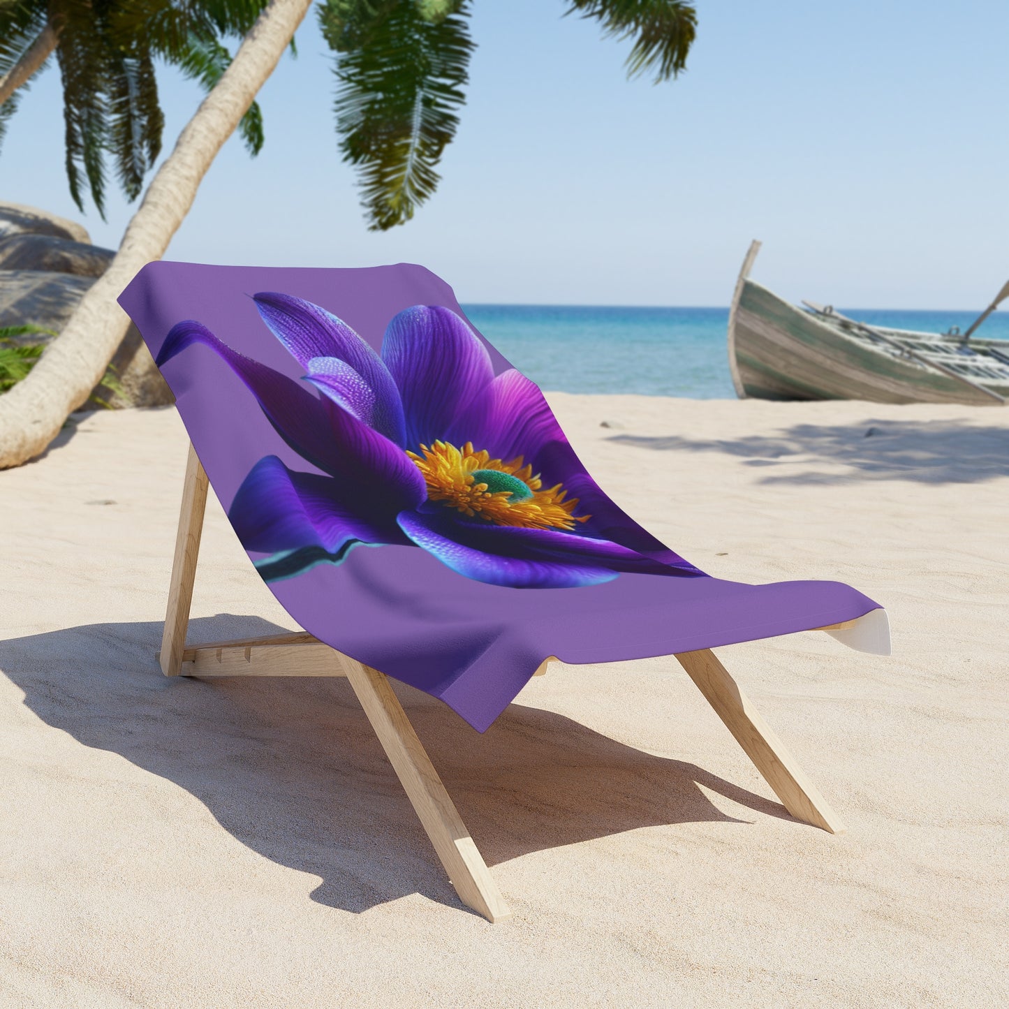 Vibrant Floral Beach Towel - Perfect for Summer Days & Pool Parties