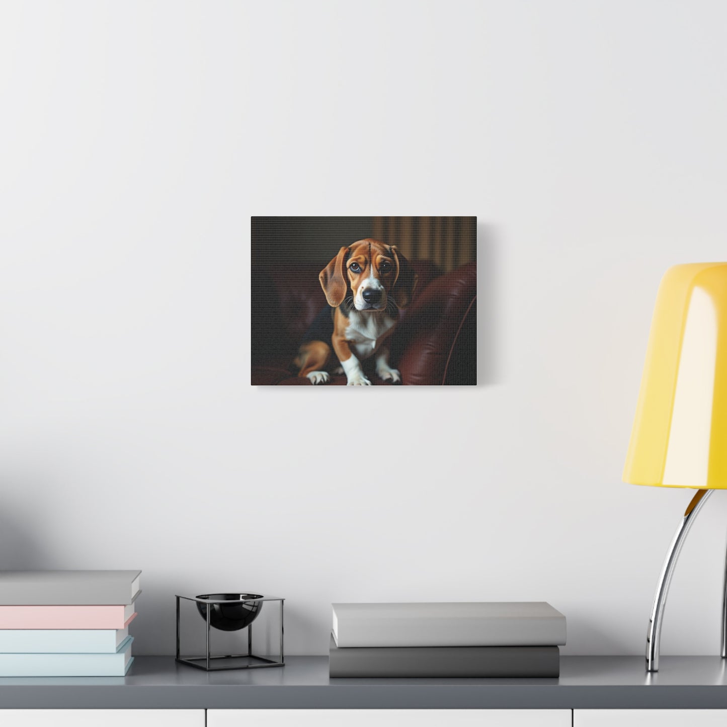 Beagle Dog Canvas Art, Pet Lover Decor, Dog Wall Artwork, Animal Home Decor, Gift for Dog Owners, Dog Lover Wall Art