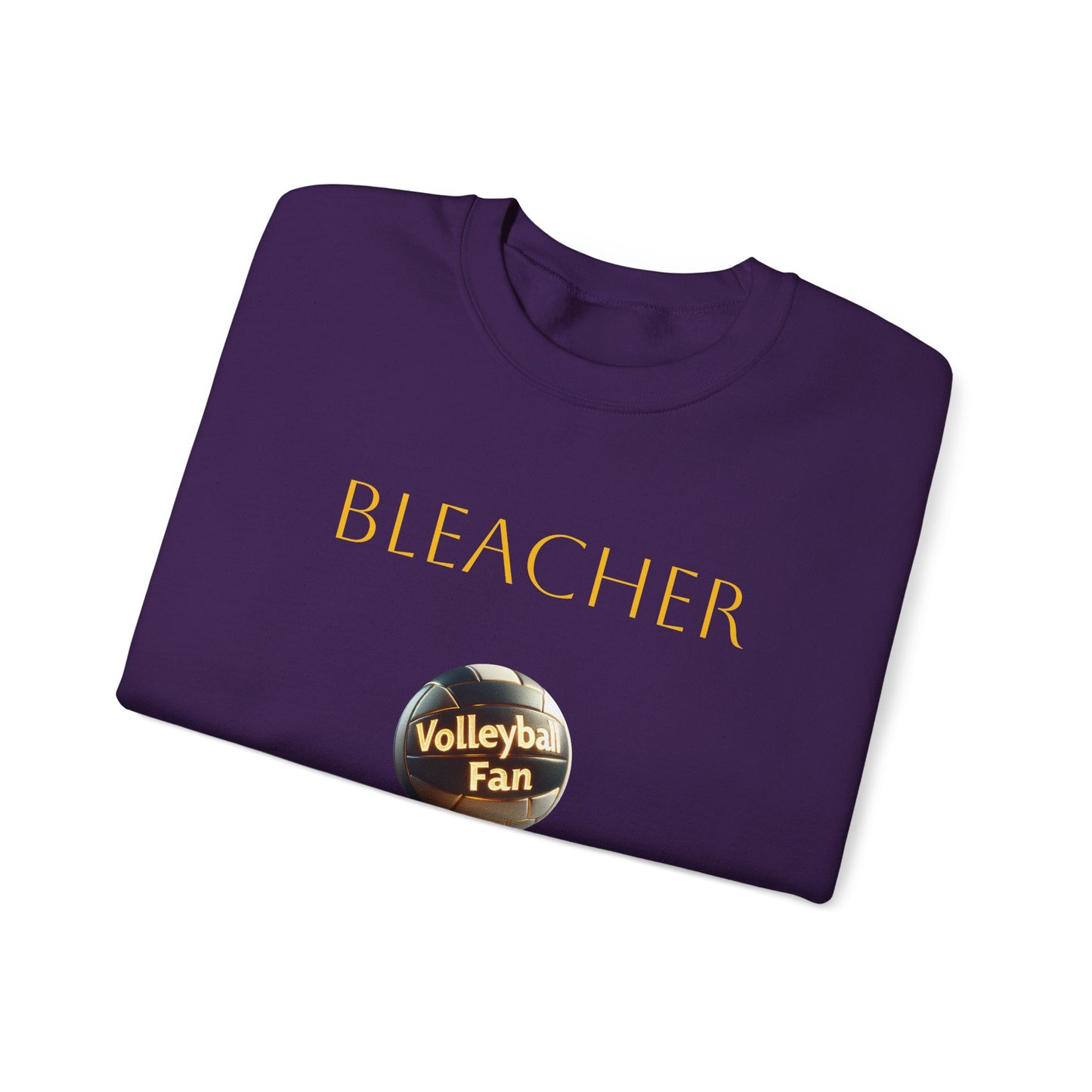 Volleyball Sweatshirt - Purple and Gold Unisex