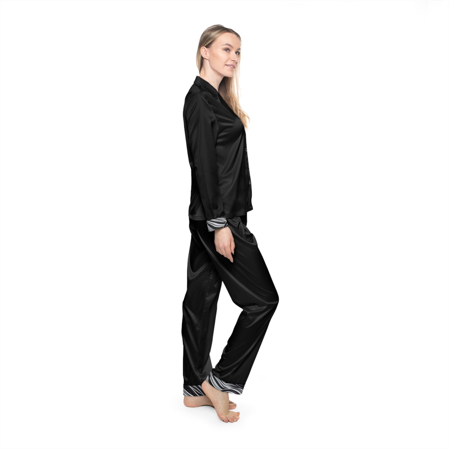 Luxury Women's Satin Pajamas Set - Elegant and Comfortable Lounge Wear