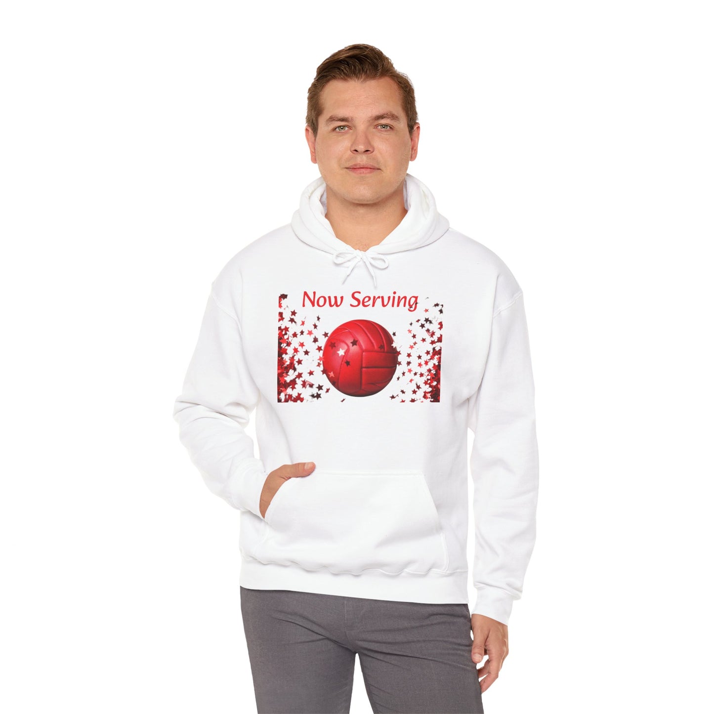 Now Serving Unisex Hooded Sweatshirt - Comfortable & Stylish for Any Occasion