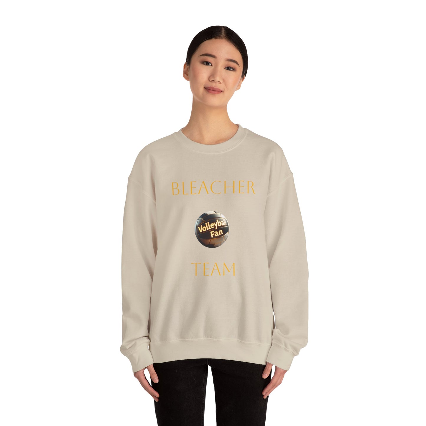 Volleyball Sweatshirt - Purple and Gold Unisex