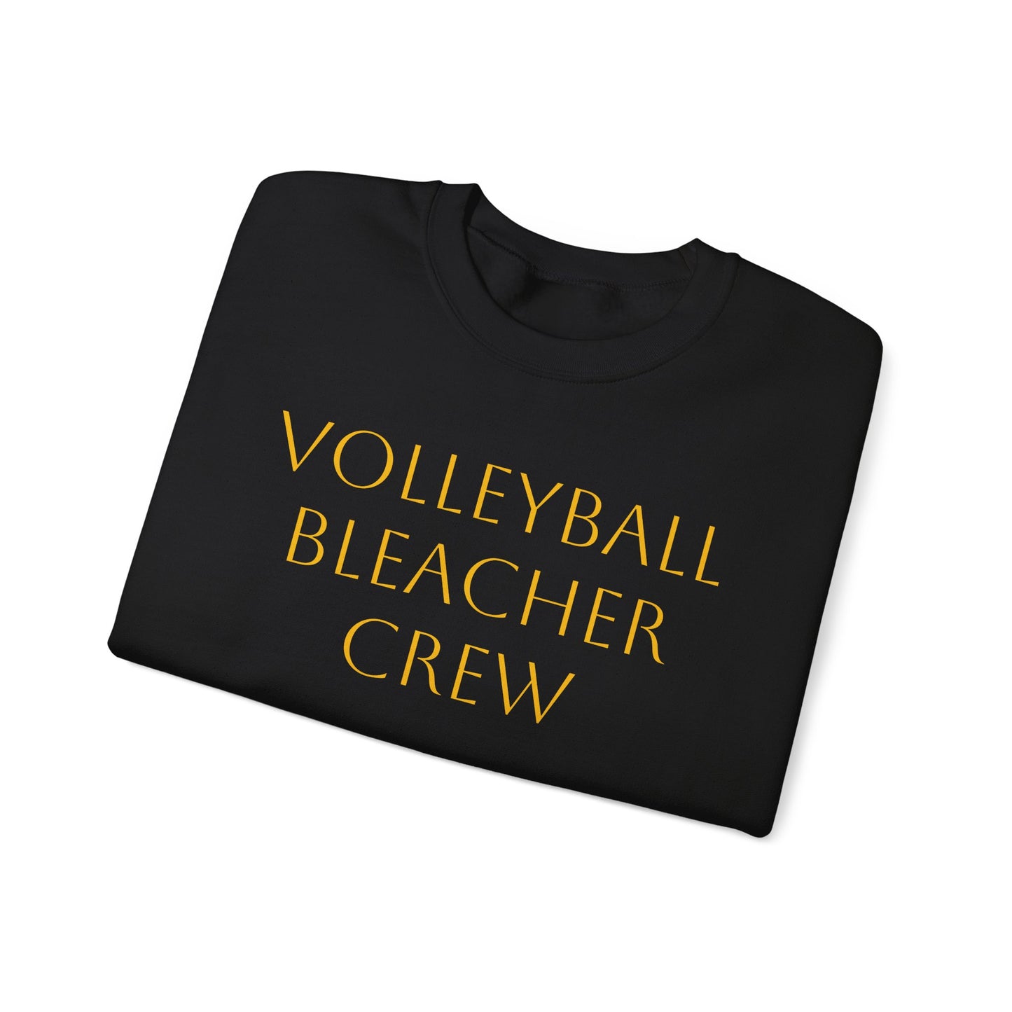 Team Volleyball Sweatshirt - Gold and Purple Unisex Heavy Blend™ Crewneck