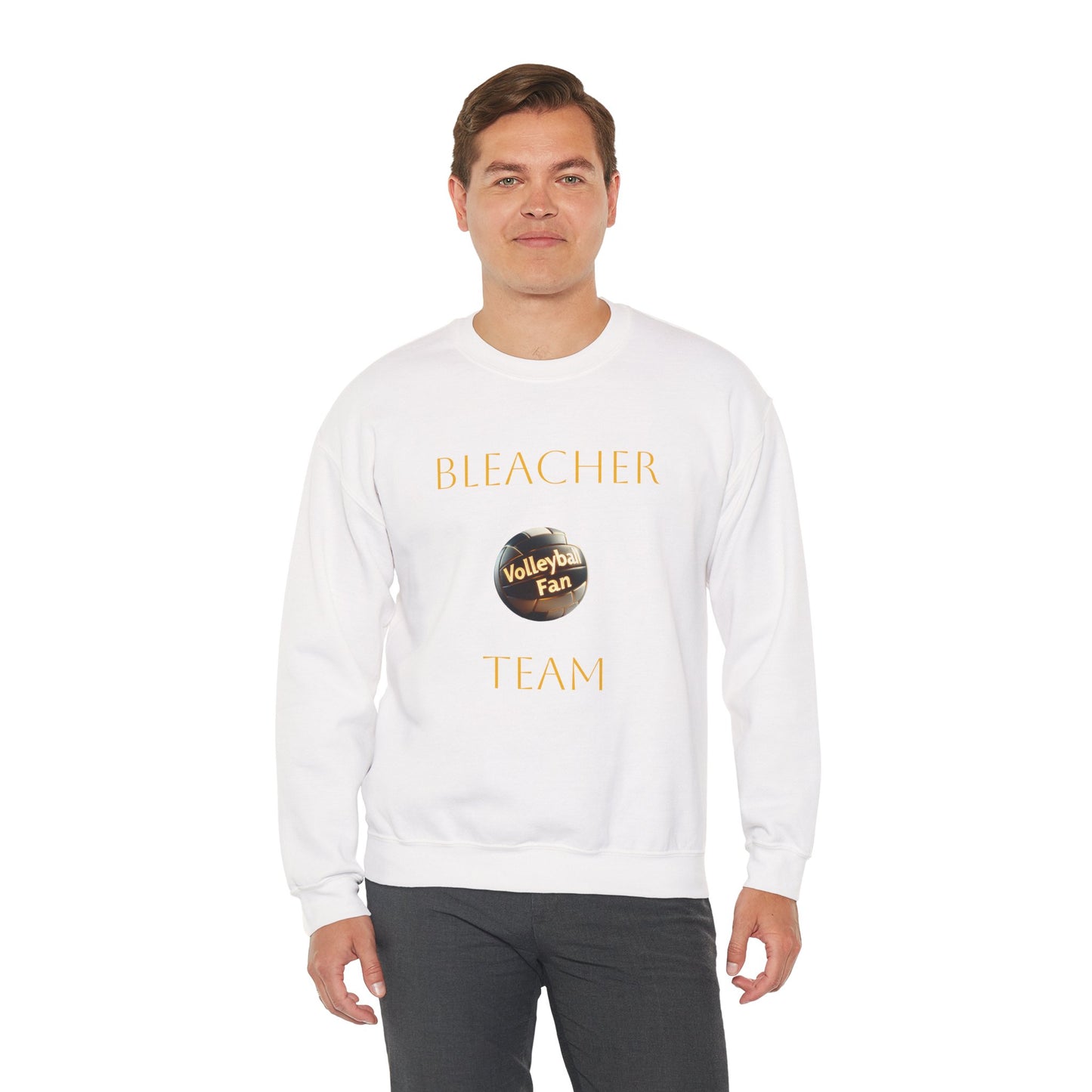 Volleyball Sweatshirt - Purple and Gold Unisex