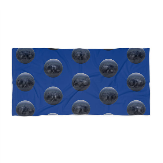 Modern Polka Dots Graphic Beach Towel - Summery Vibe with Unique Pattern