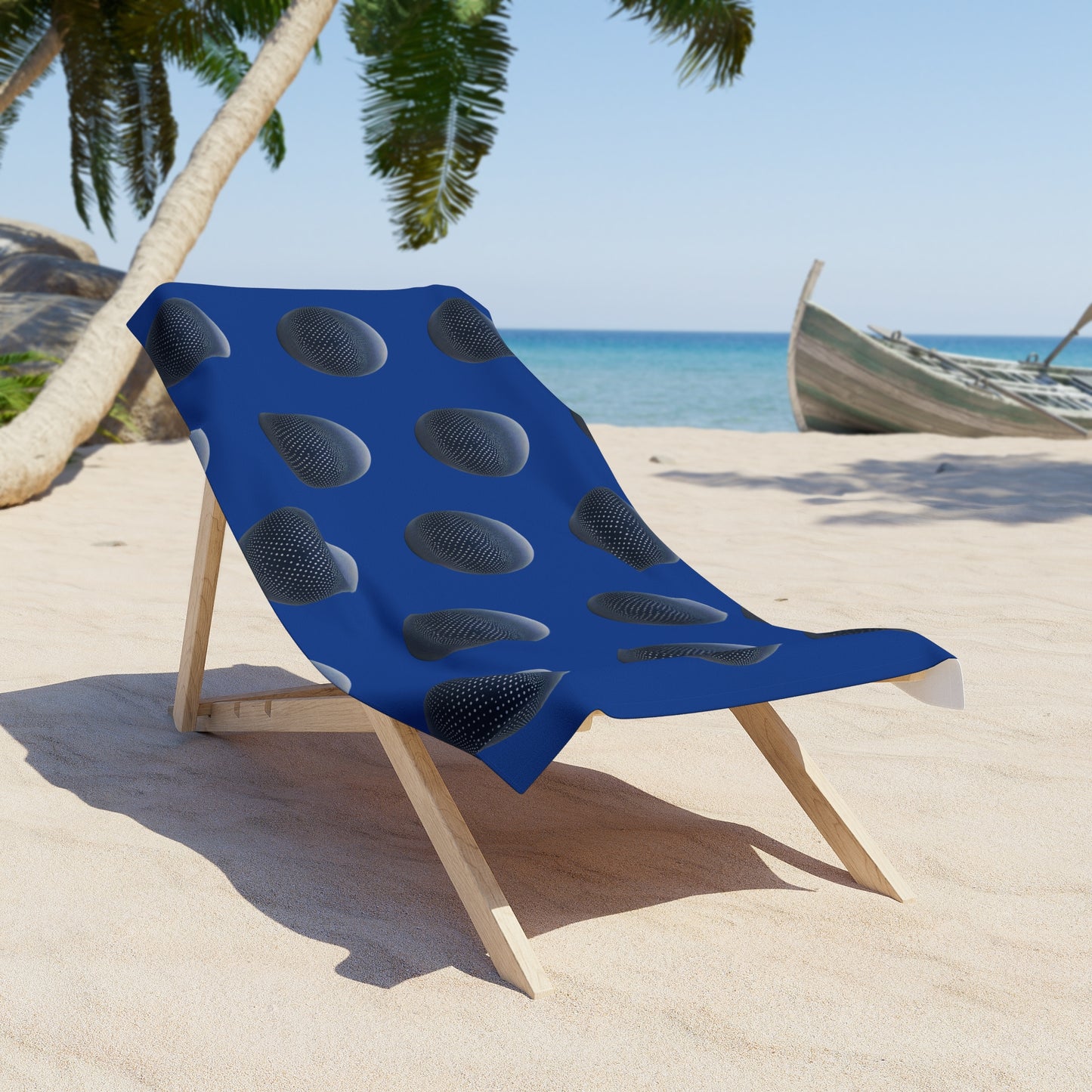Modern Polka Dots Graphic Beach Towel - Summery Vibe with Unique Pattern