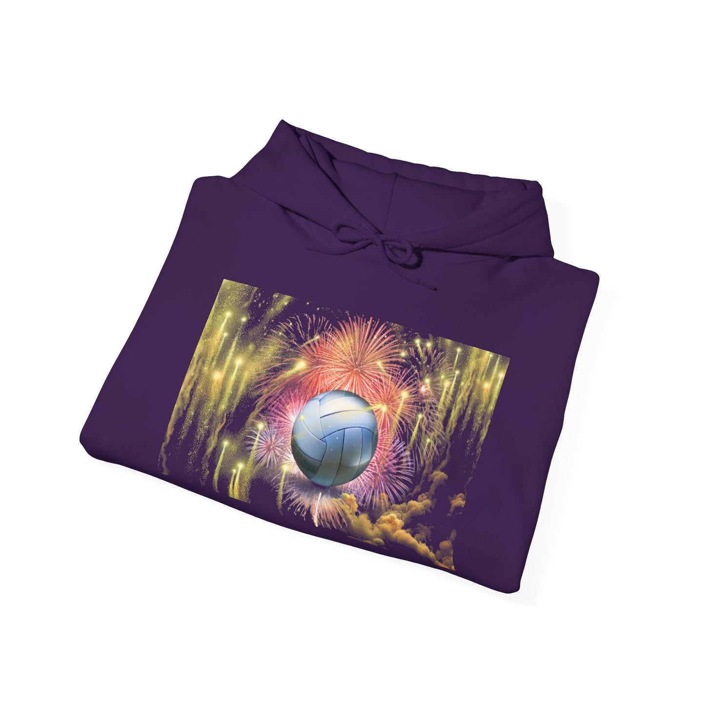 Unisex Heavy Blend™ Hooded Sweatshirt with Colorful Sphere Design
