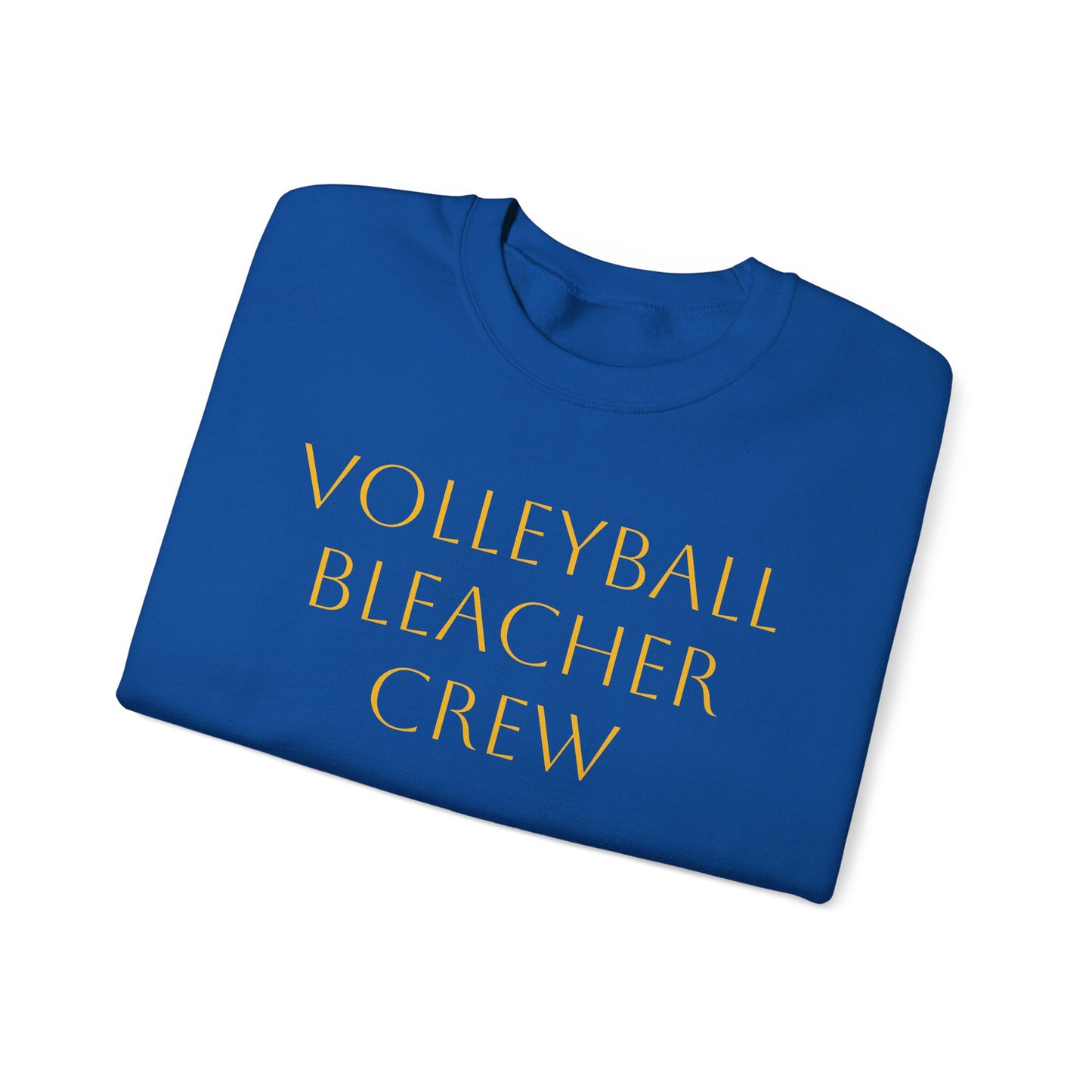 Team Volleyball Sweatshirt - Gold and Purple Unisex Heavy Blend™ Crewneck
