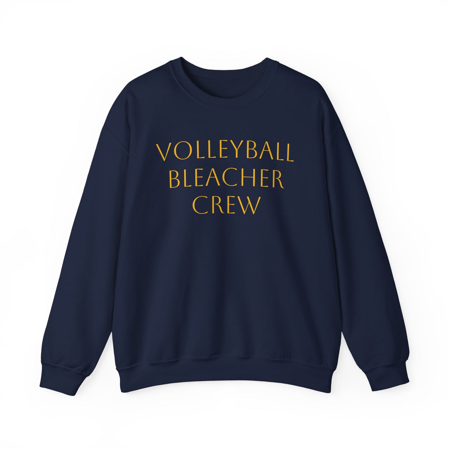 Team Volleyball Sweatshirt - Gold and Purple Unisex Heavy Blend™ Crewneck