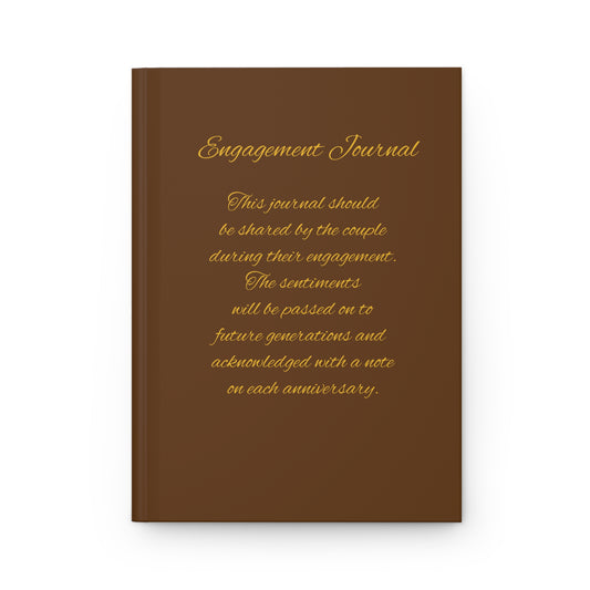 Engagement Journal, Elegant Engagement Gift, Anniversary Keepsake, Wedding Planning Journal, Bride to Be Diary