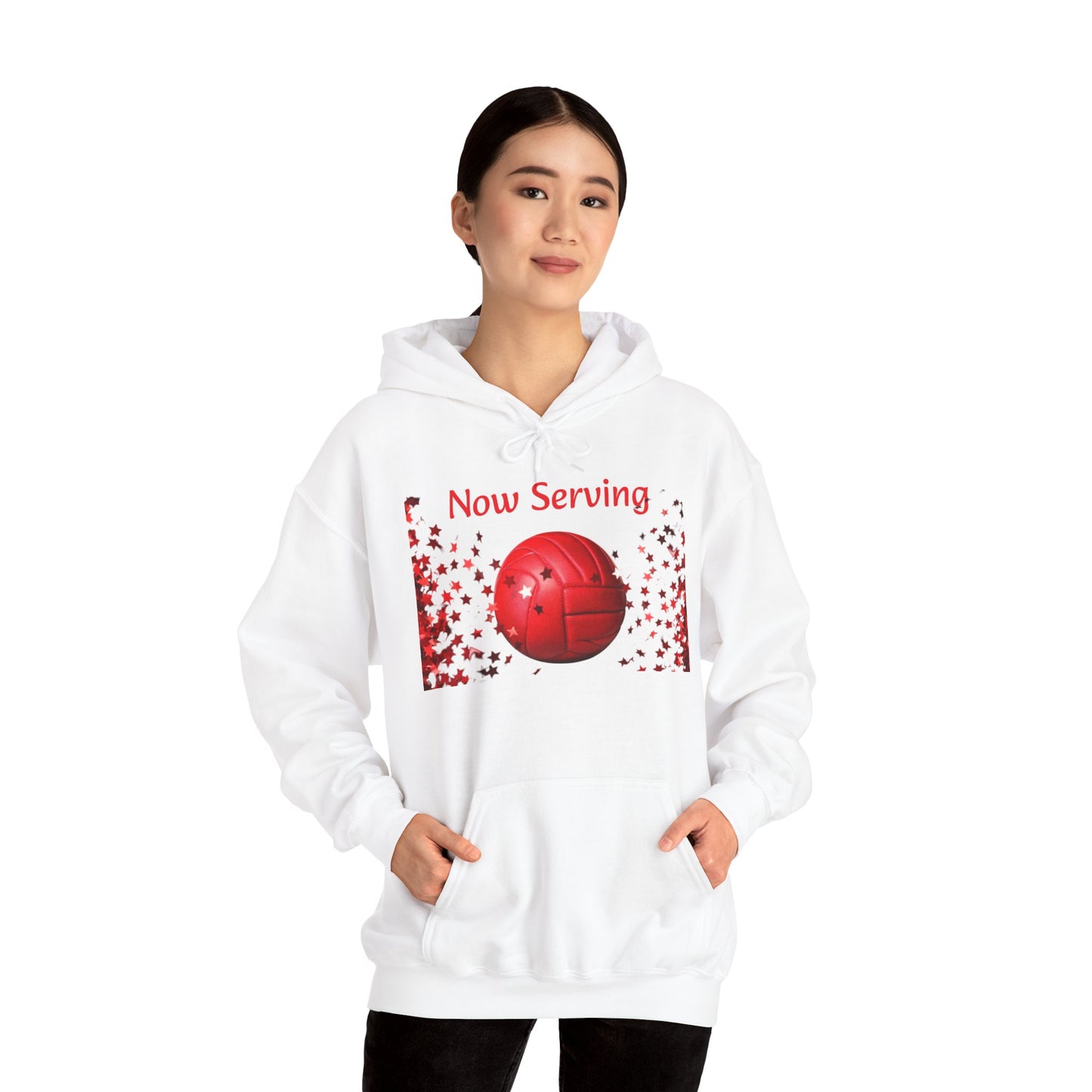 Now Serving Unisex Hooded Sweatshirt - Comfortable & Stylish for Any Occasion