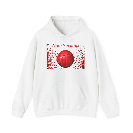 Now Serving Unisex Hooded Sweatshirt - Comfortable & Stylish for Any Occasion