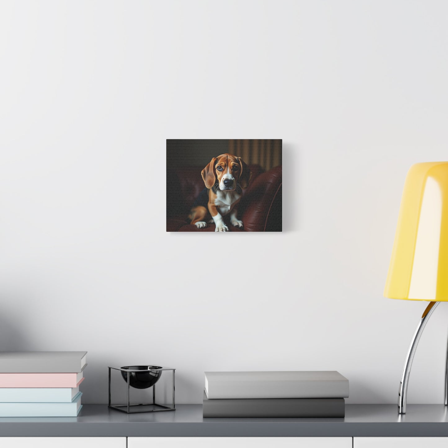 Beagle Dog Canvas Art, Pet Lover Decor, Dog Wall Artwork, Animal Home Decor, Gift for Dog Owners, Dog Lover Wall Art