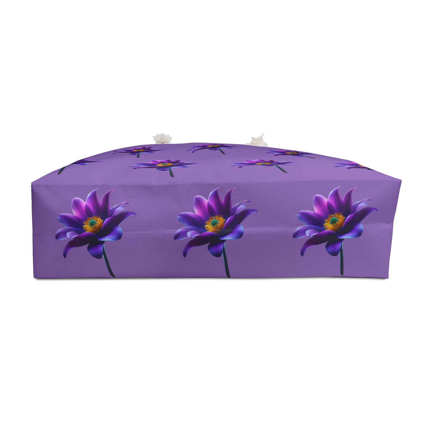 Purple Flower Weekender Bag for Travel & Leisure