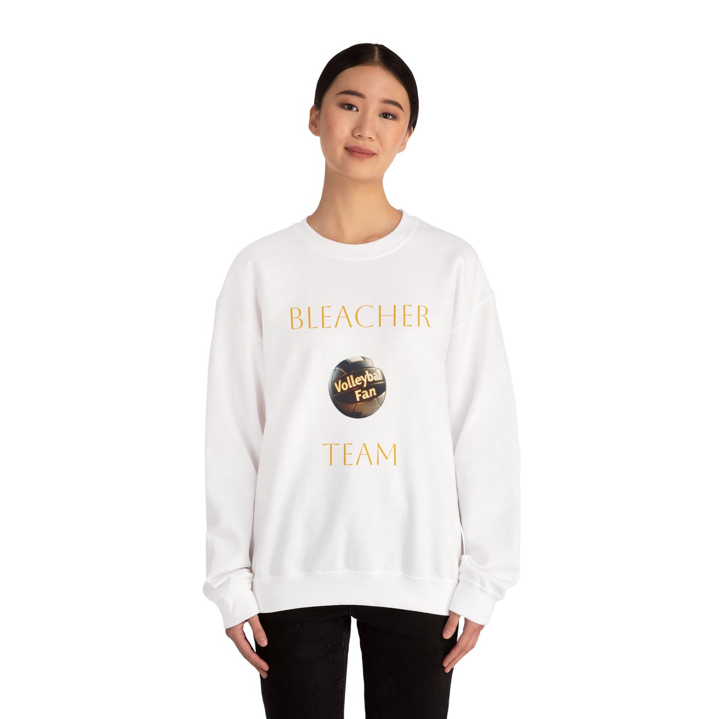 Volleyball Sweatshirt - Purple and Gold Unisex
