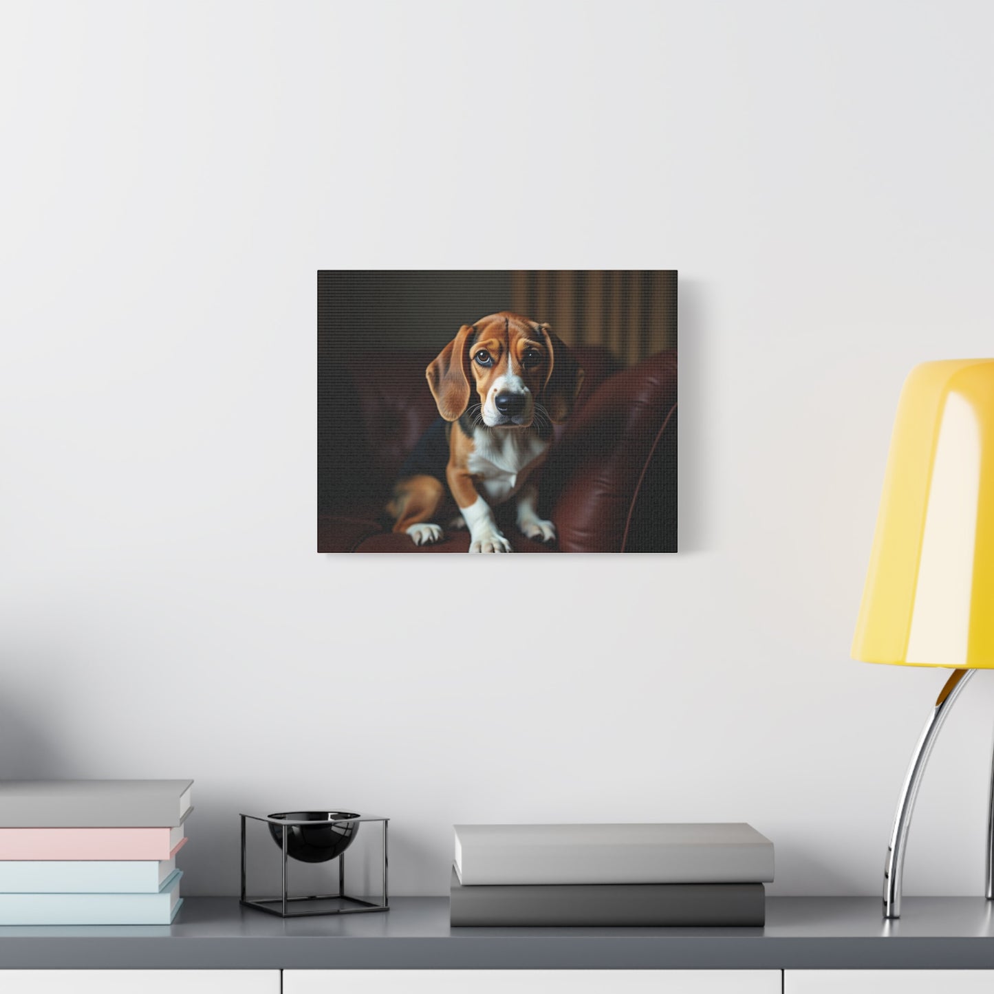 Beagle Dog Canvas Art, Pet Lover Decor, Dog Wall Artwork, Animal Home Decor, Gift for Dog Owners, Dog Lover Wall Art