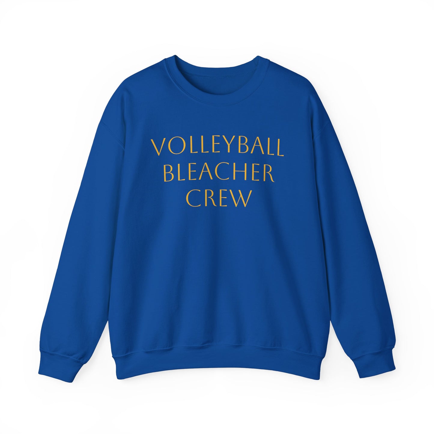 Team Volleyball Sweatshirt - Gold and Purple Unisex Heavy Blend™ Crewneck