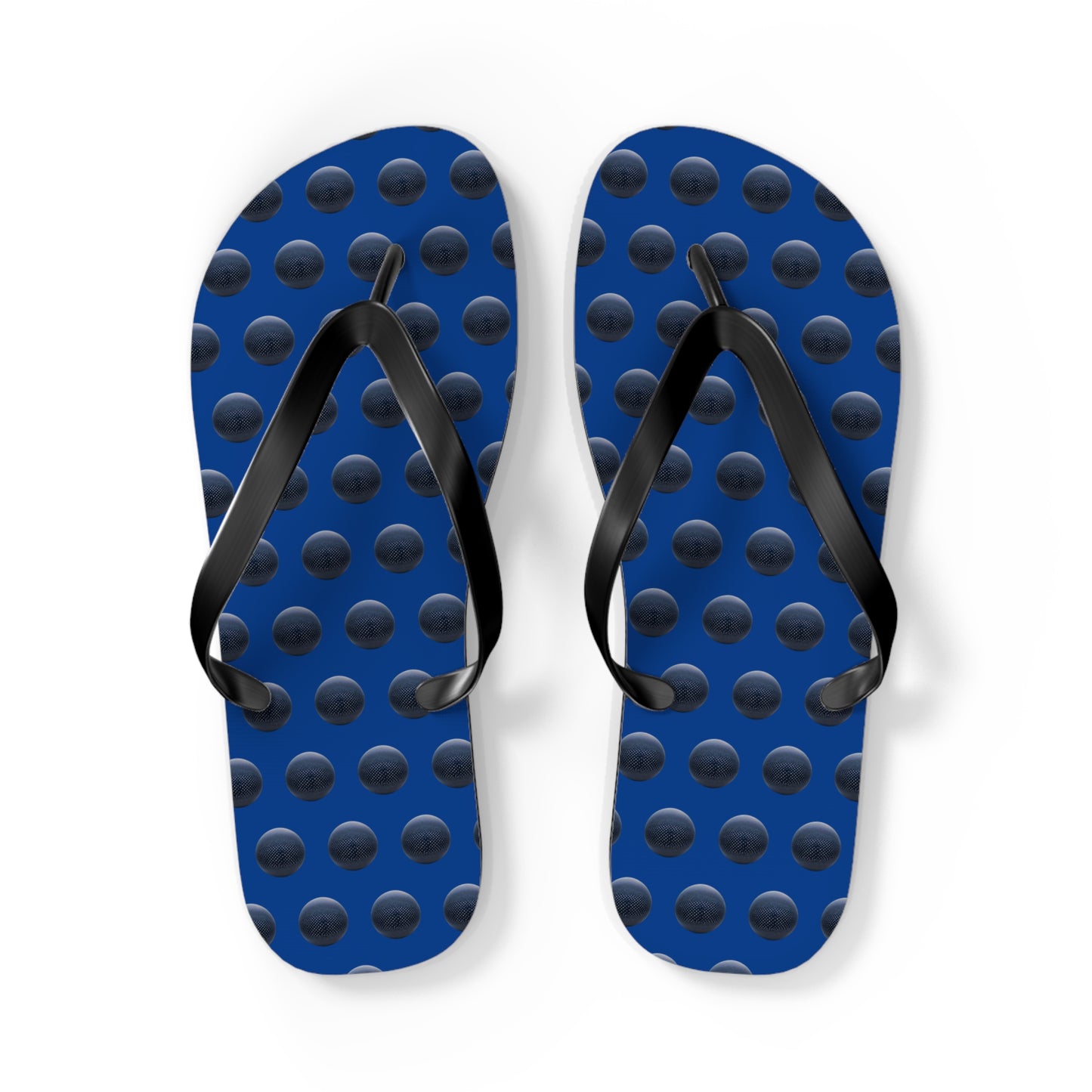 Stylish Modern Polka Dot Flip Flops for Summer Relaxation